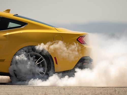 2024 Ford Mustang burnout