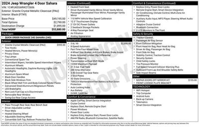 2024 Jeep Wrangler Sahara