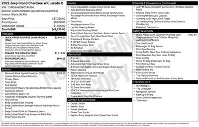 2022 Jeep Grand Cherokee WK Laredo X