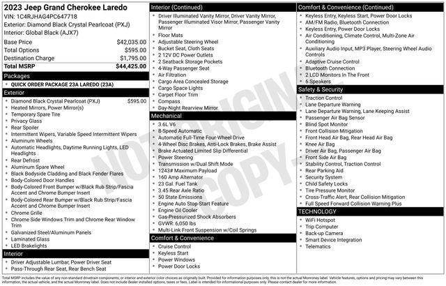 2023 Jeep Grand Cherokee Laredo