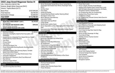 2022 Jeep Grand Wagoneer Series III