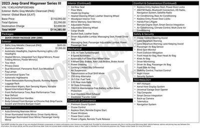 2023 Jeep Grand Wagoneer Series III