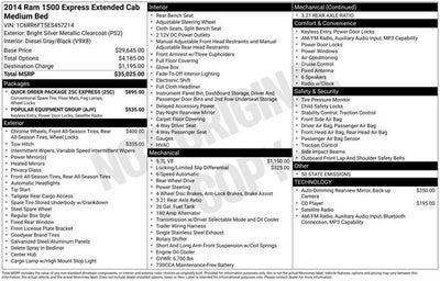 2014 RAM 1500 Express