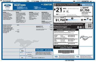2017 Ford Mustang V6
