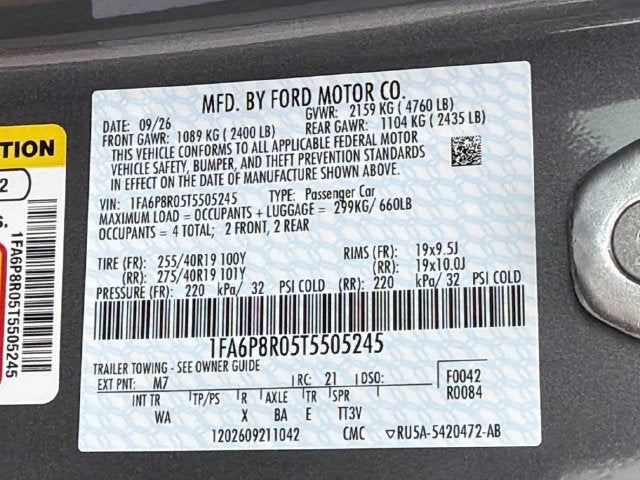 2026 Ford Mustang Dark Horse