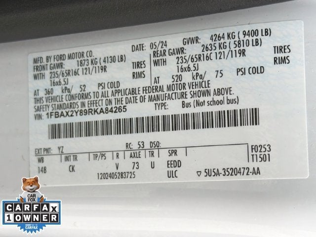2024 Ford Transit-350 XL