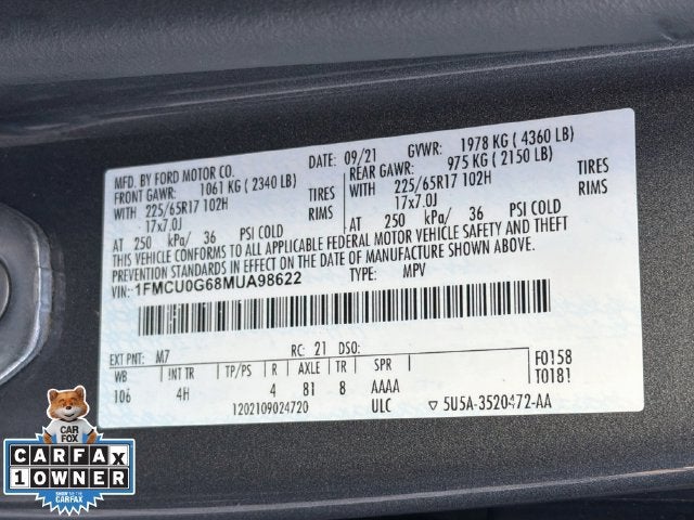 2021 Ford Escape SE