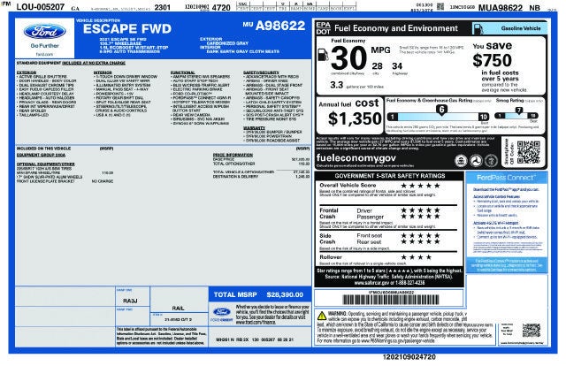 2021 Ford Escape SE