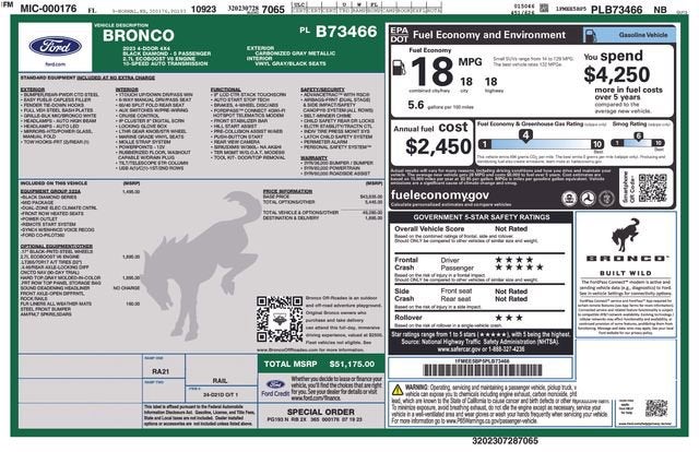 2023 Ford Bronco Black Diamond