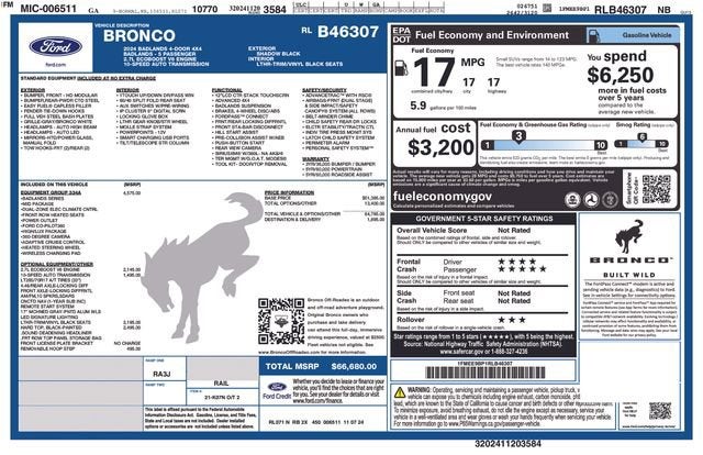 2024 Ford Bronco Badlands