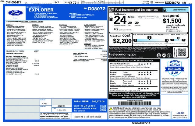 2025 Ford Explorer ST-Line