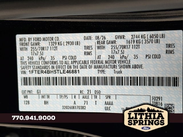 2026 Ford Ranger XL