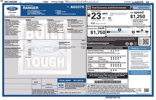 2020 Ford Ranger XL