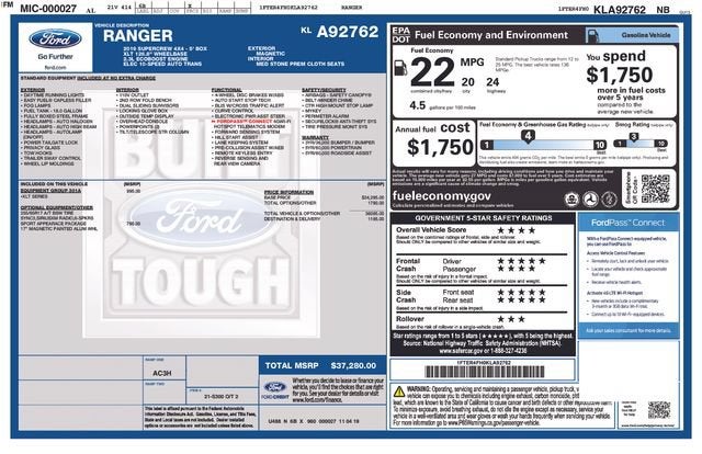 2019 Ford Ranger XLT