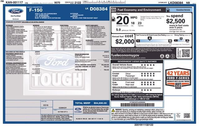 2020 Ford F-150 LARIAT