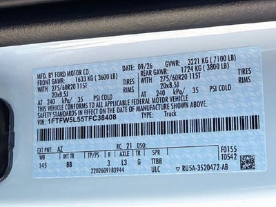 2026 Ford F-150 LARIAT