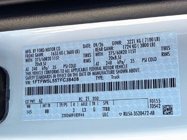 2026 Ford F-150 LARIAT