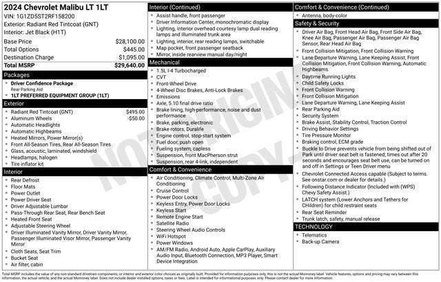 2024 Chevrolet Malibu LT