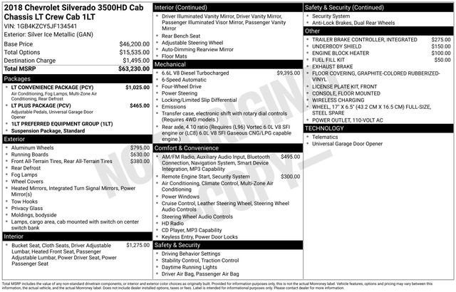 2018 Chevrolet Silverado 3500HD LT