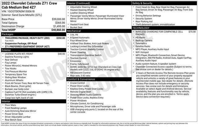 2022 Chevrolet Colorado 4WD Z71
