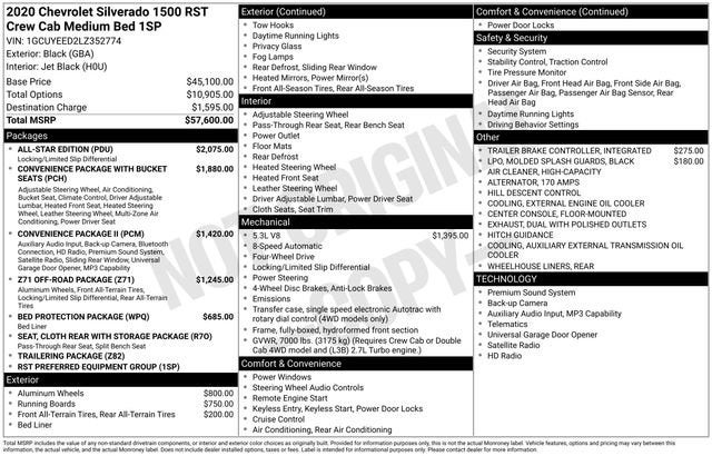 2020 Chevrolet Silverado 1500 RST