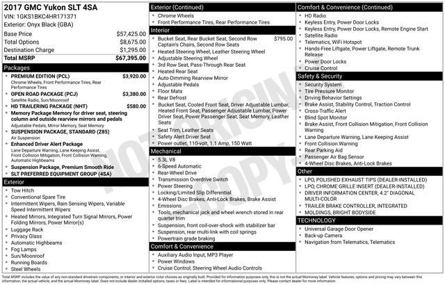 2017 GMC Yukon SLT