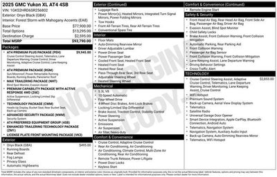 2025 GMC Yukon XL AT4