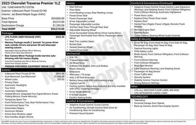 2023 Chevrolet Traverse Premier