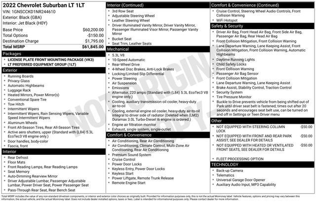 2022 Chevrolet Suburban LT