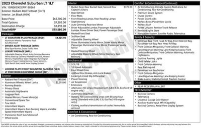 2023 Chevrolet Suburban LT