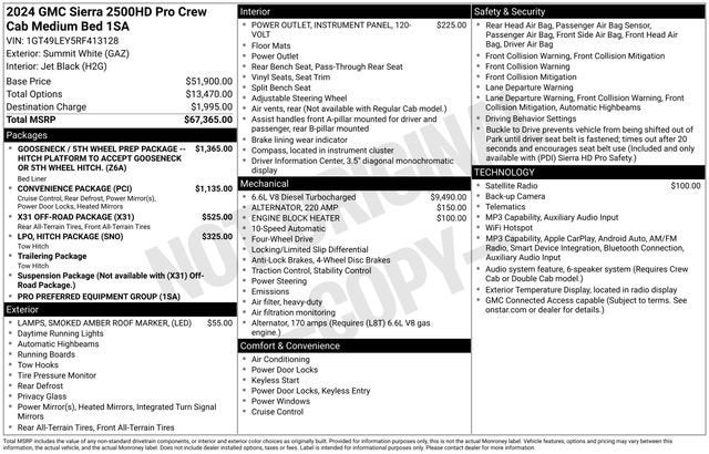 2024 GMC Sierra 2500HD Pro