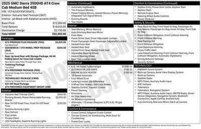 2025 GMC Sierra 3500HD AT4