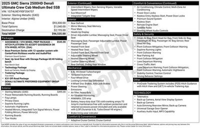 2025 GMC Sierra 2500HD Denali Ultimate