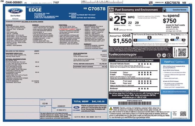 2019 Ford Edge SEL
