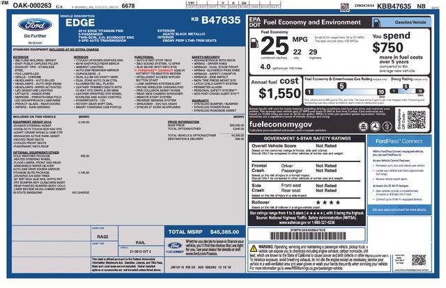 2019 Ford Edge Titanium
