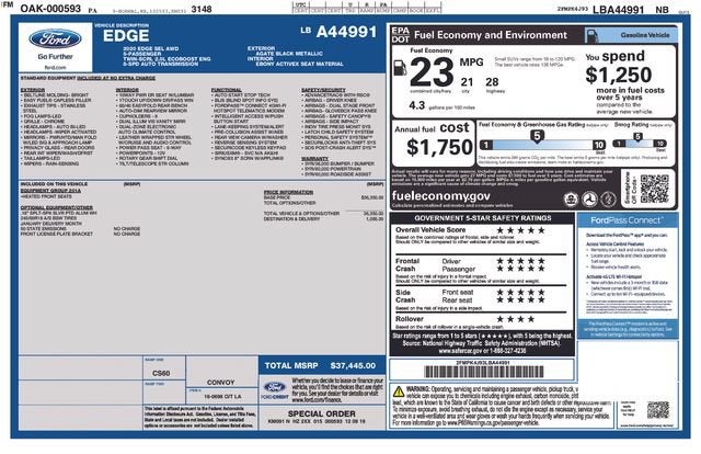 2020 Ford Edge SEL