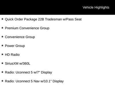 2024 RAM ProMaster 2500 Tradesman
