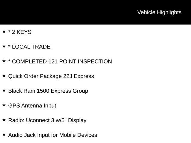 2018 RAM 1500 Express