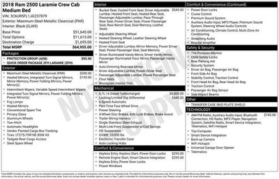 2018 RAM 2500 Laramie