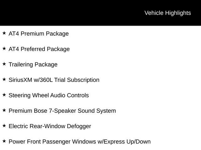 2025 GMC Sierra 1500 AT4