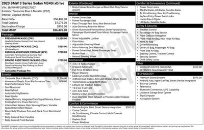 2023 BMW 3 Series M340i xDrive