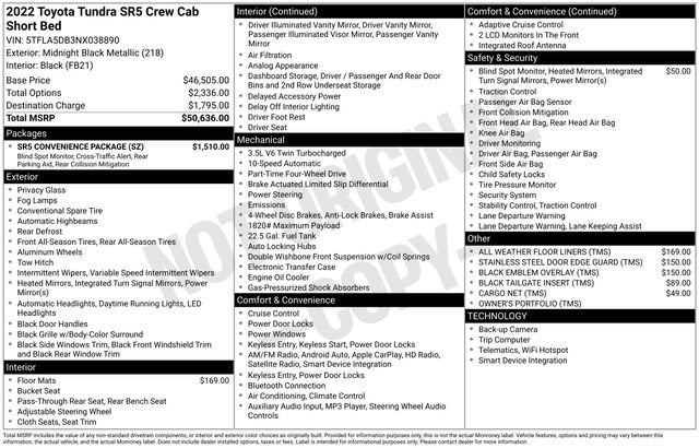 2022 Toyota Tundra SR5