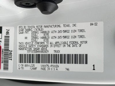 2022 Toyota Tundra Hybrid Capstone Hybrid