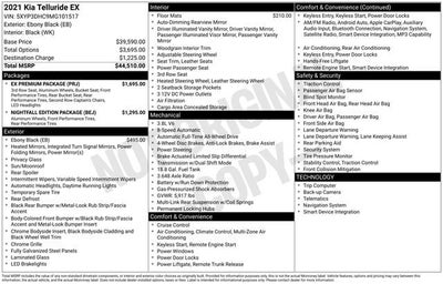 2021 Kia Telluride EX