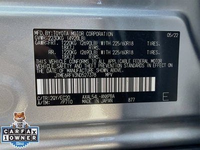 2022 Toyota RAV4 Hybrid Hybrid XSE