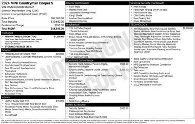 2024 MINI Cooper S Countryman Cooper S