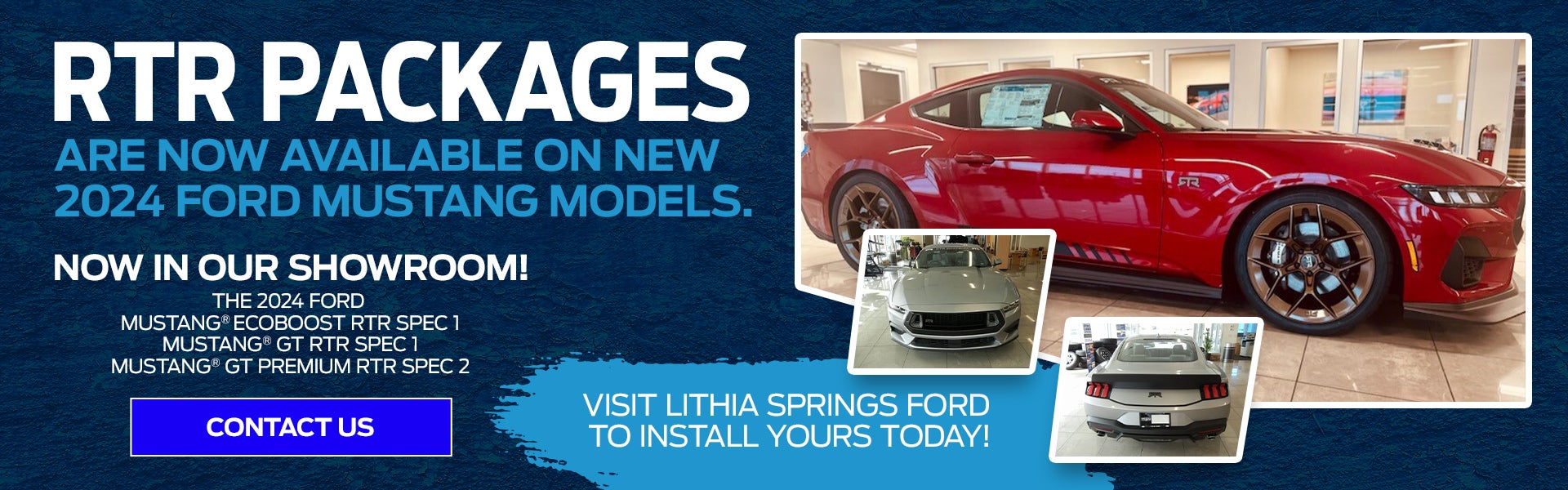 RTR Packages are now Available on 2024 Ford Mustang Models