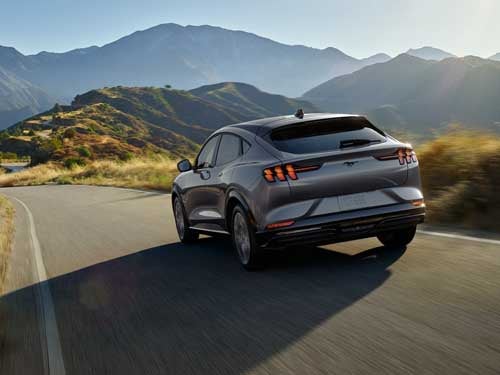 2023 Ford Mustang Mach-E driving